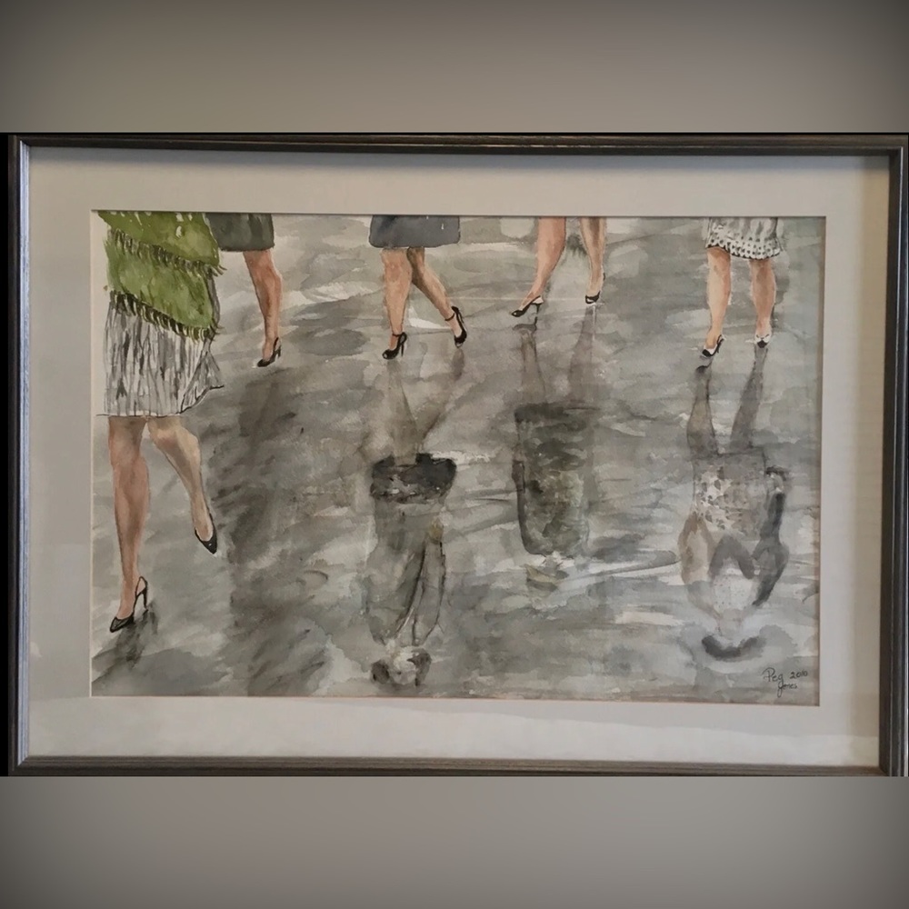 HAND CRAFTED Original watercolor painting by PJones based off KY DERBY photo